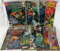 Lot of 11 Weird War Tales Comics