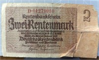 1937, German banknote