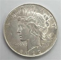 1922-D Silver Peace Dollar