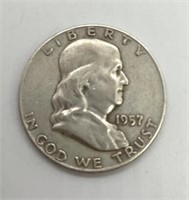 1957-D Franklin Half Dollar