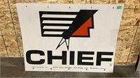 Metal Chief Sign - 48x36