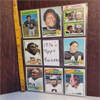 1970's Topps Raiders Cards