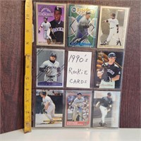 Set of 1990's Rookie Cards