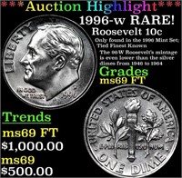 ***Auction Highlight*** 1996-w Roosevelt Dime RARE