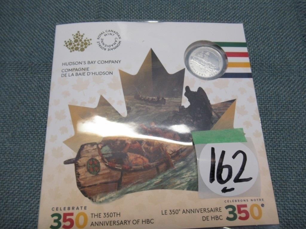 5 DOLLAR SILVER COIN HUDSON'S BAY CO 2020