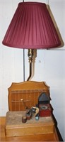 Vintage Animated Blacksmith Lamp - Works