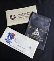 Set of 3 Vintage Bank Bags