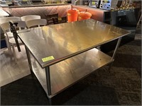 5 FT SS TABLE W UNDERSHELF + MANUAL CAN OPENER