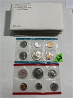 (7) 1971 Uncirculated Mint Sets