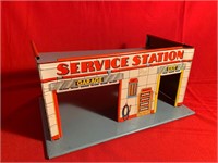 Vintage Metal Toy Service Station