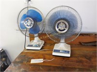 Fans Oscillating Lot of 2 - Table Top