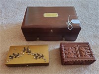 (3) Various Sized Jewelry Boxes