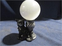 crystal ball with stand .