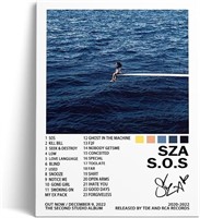 SZA Unframed Canvas Album Poster