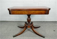 Duncan Phyfe  Mahogany Folding Game Table