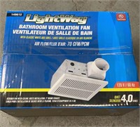 Lightway bathroom ventilation fan
