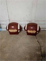 Set of TWO Little Tikes football-themed