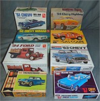 9 Vintage Model Kits