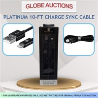 PLATINUM 10-FT CHARGE SYNC CABLE