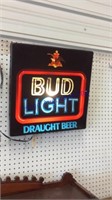 Bud light light up sign