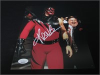 WWF KANE GLENN JACOBS SIGNED 8X10 PHOTO JSA