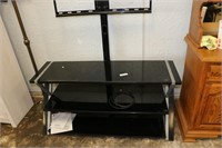 Tempered Glass Entertainment Stand & TV Mount