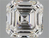 5.00 Carat Square Emerald Cut VS1 F Loose Diamond