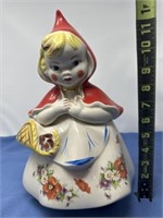 Hull U.S.A. Little Red Riding Hood Cookie Jar