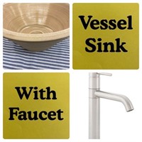 Vessel Sink with Faucet