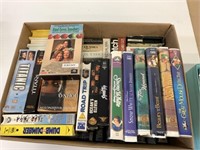 Box Lot of VHS Movies