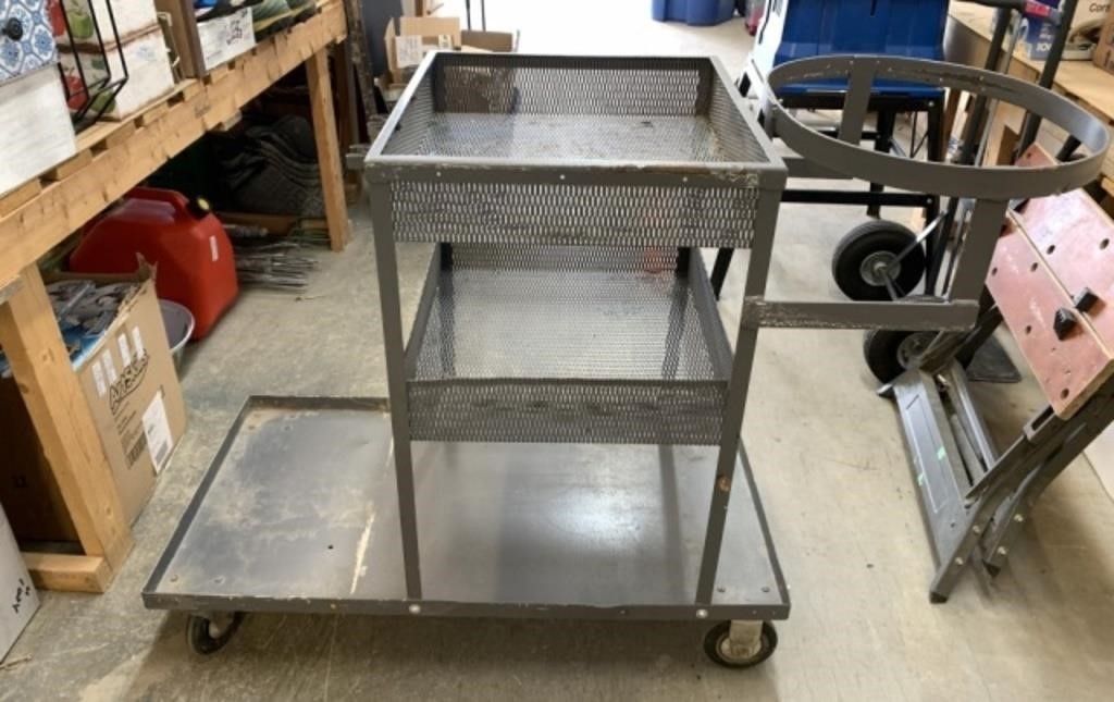 Commercial Cleaning Cart 57" x 37" x 21"