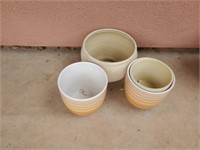 White Pastel Ceramic Pots
