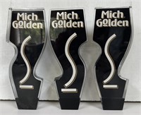 (QQ) Mich Golden Beer Tap Handles, 8In L, Bidding