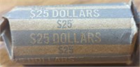 $25 roll Susan b Anthony dollars