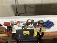 24 inch Stanley toolbox, Black & Decker drill