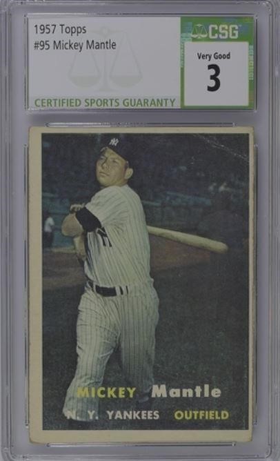 RARE Mickey Mantle Authentic Jersey Card Vintage Sports Cards