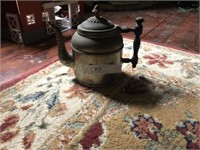 Early Tin Gooseneck Teapot