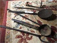 Primitive Flesh Forks, Dough Scraper, and