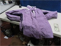 COLUMBIA womens XL LIght Purple Jacket
