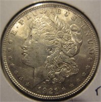 1921 morgan silver dollar