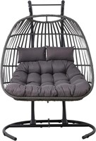 OTSUN Double Egg Swing Chair  Outdoor Wicker