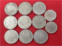 1960’sc 5&10 France Centimes Coins