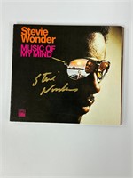 Autograph COA Stevie Wonder CD