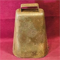 Large Copper Cow Bell (Antique)