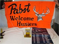 Pabst Beer Hunting Sign - Genesee Cream Ale Sign