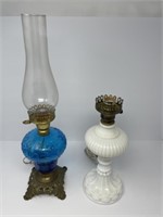 Two Electrified Oil Lamps