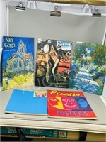 5 assorted art books