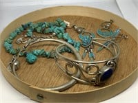 LOT OF MISC JEWELRY ALPACA / TURQUOISE MORE