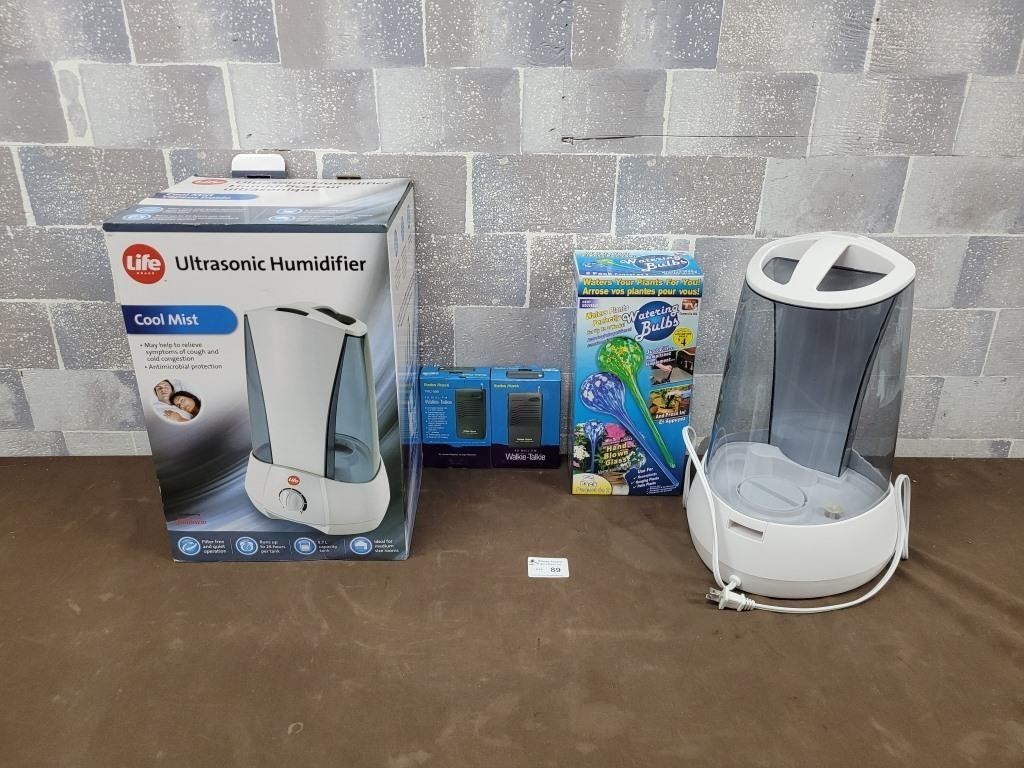 Humidifier, watering bulb, walkie-talkies