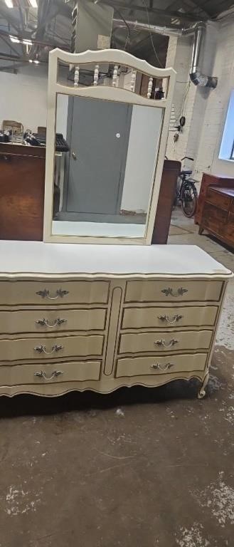 french provinal dresser with mirror